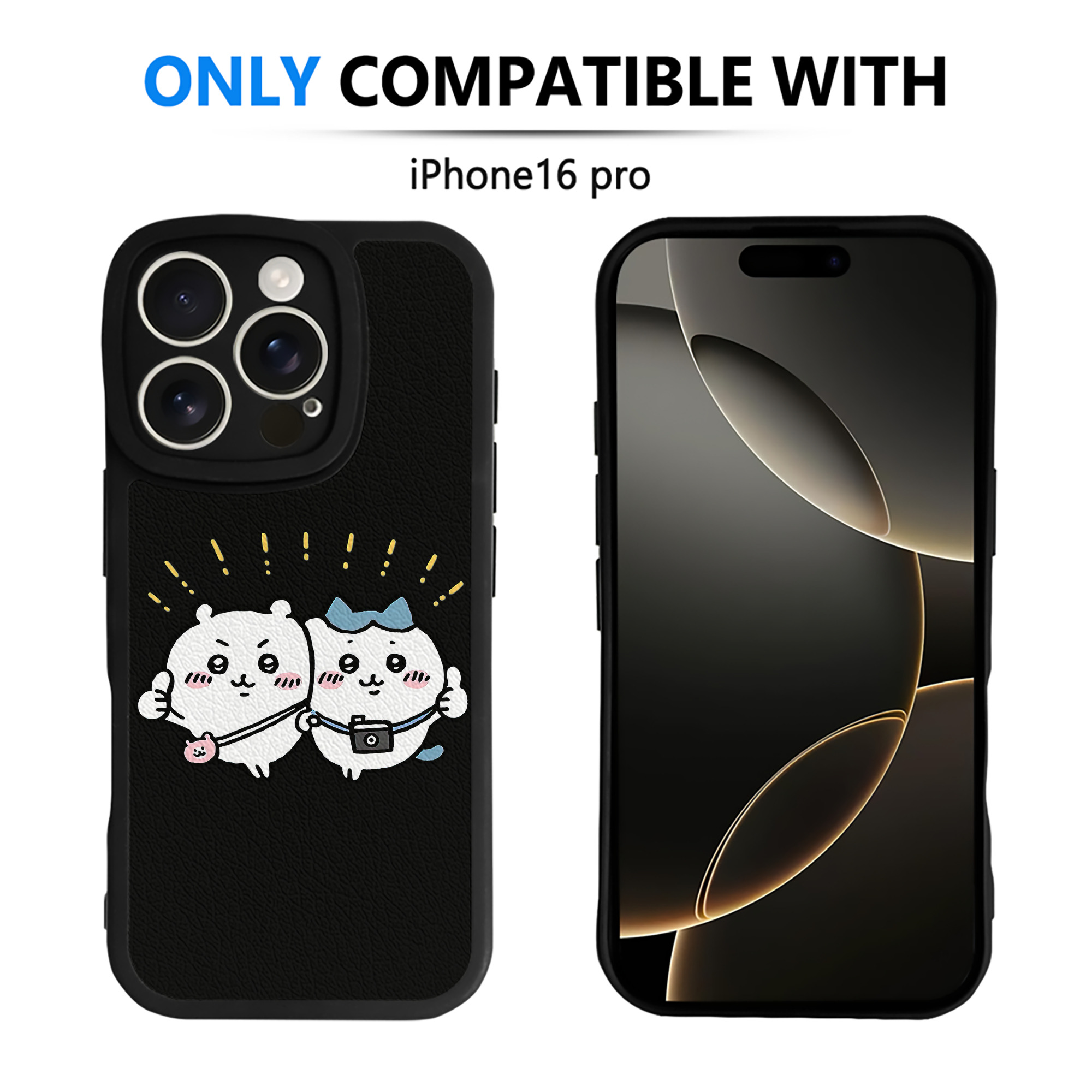 （画像用） ちいかわ ちいかわ Chii-kawa chiikawa 【iPhone 16シリーズ対応】シリコンスマホケース（レザー調） 材質：シリコン
